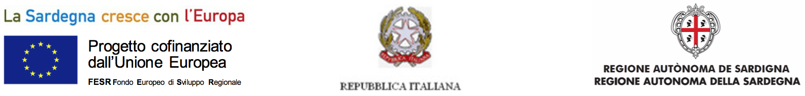 loghi istituzionali Unione Europea, Repubblica italiana e Regione Sardegna